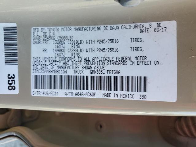 2017 TOYOTA TACOMA DOU - 3TMCZ5AN8HM081154