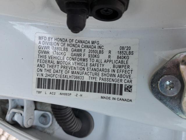 2020 HONDA CIVIC SI - 2HGFC1E5XLH706633