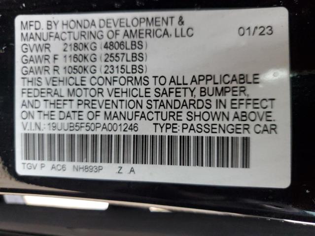 2023 ACURA TLX TECH A - 19UUB5F50PA001246