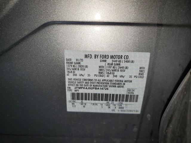 2023 FORD EDGE SEL - 2FMPK4J92PBA14726