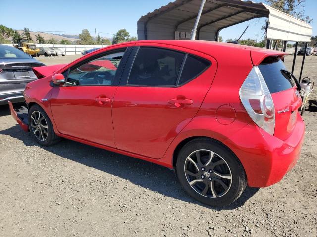 TOYOTA PRIUS C 2012 red  hybrid engine JTDKDTB37C1000355 photo #3