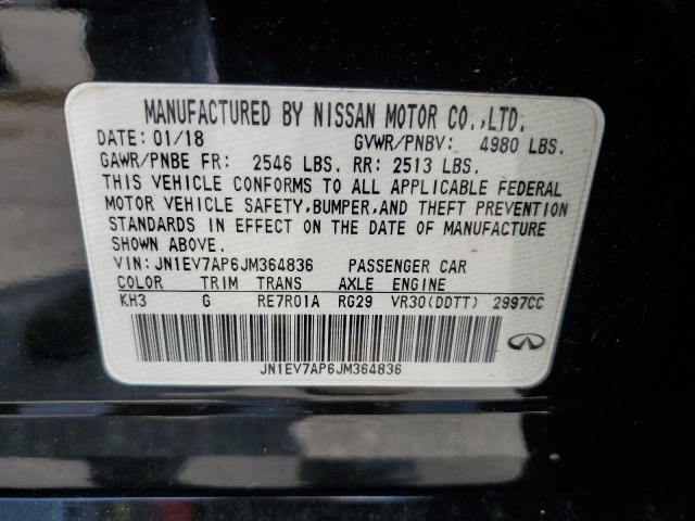 2018 INFINITI Q50 LUXE - JN1EV7AP6JM364836