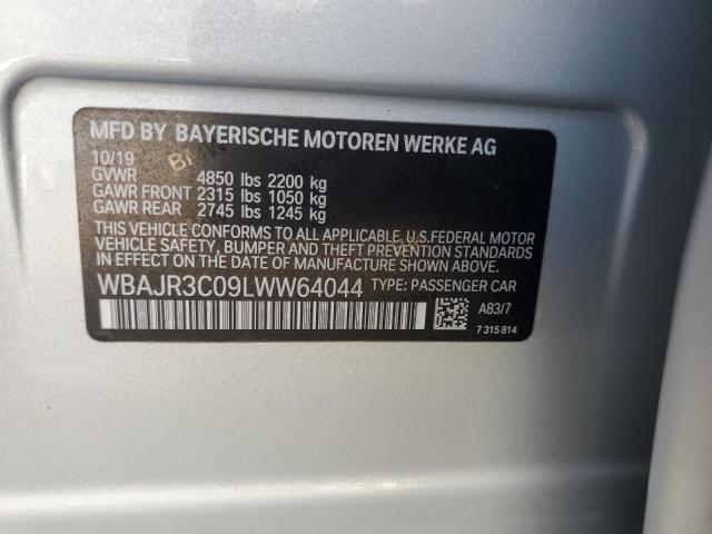 VIN WBAJR3C09LWW64044 2020 BMW 5 Series, 530 I no.12