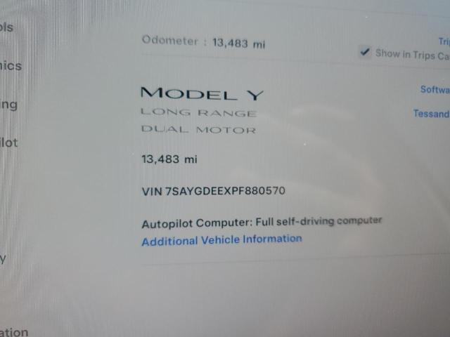 2023 TESLA MODEL Y - 7SAYGDEEXPF880570