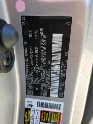 2022 TOYOTA SIENNA XLE - 5TDYRKEC4NS126745