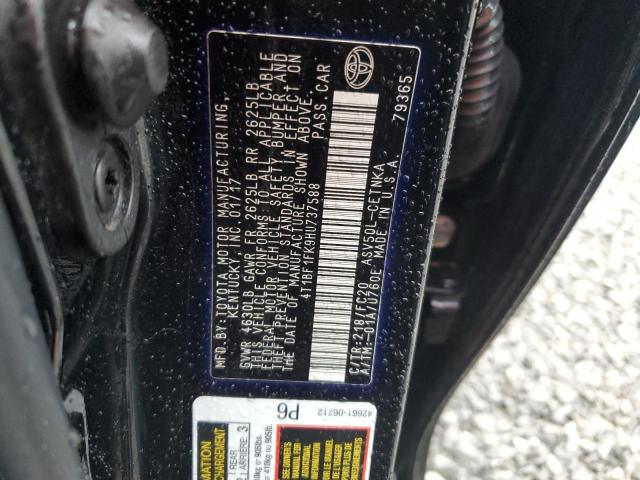 VIN 4T1BF1FK9HU737588 2017 TOYOTA CAMRY no.12