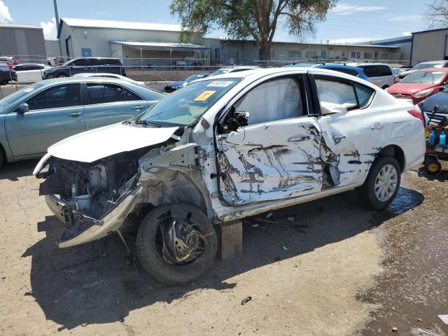 NISSAN VERSA S 2019 white  gas 3N1CN7AP6KL878043 photo #1