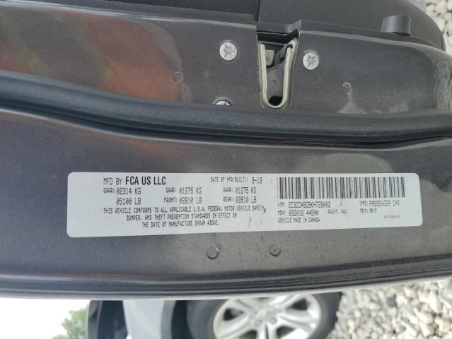 2019 DODGE CHARGER SX - 2C3CDXBG5KH728002