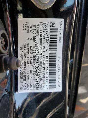 2021 HONDA CIVIC LX - 2HGFC2F62MH500804