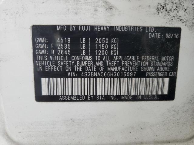 2017 SUBARU LEGACY 2.5 - 4S3BNAC66H3016097