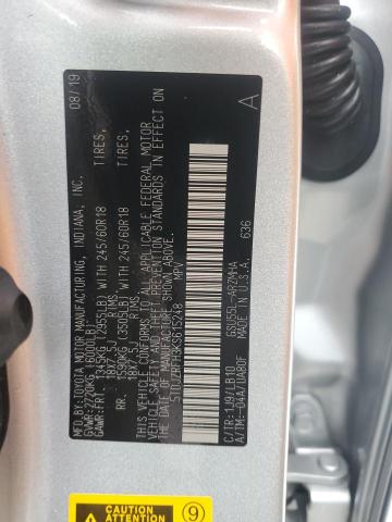 2019 TOYOTA HIGHLANDER - 5TDJZRFH3KS615248
