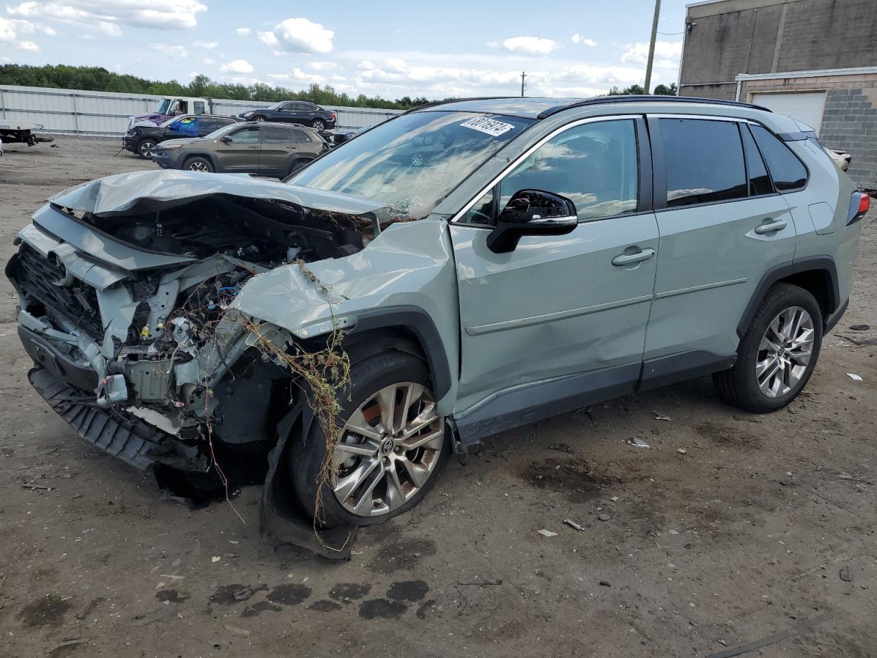 Lot #2885724984 2021 TOYOTA RAV4 XLE P