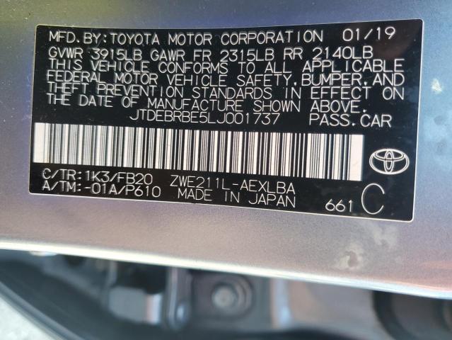 2020 TOYOTA COROLLA LE - JTDEBRBE5LJ001737