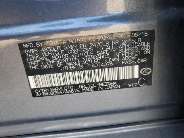 2015 LEXUS GS 350 - JTHBE1BL1FA014076