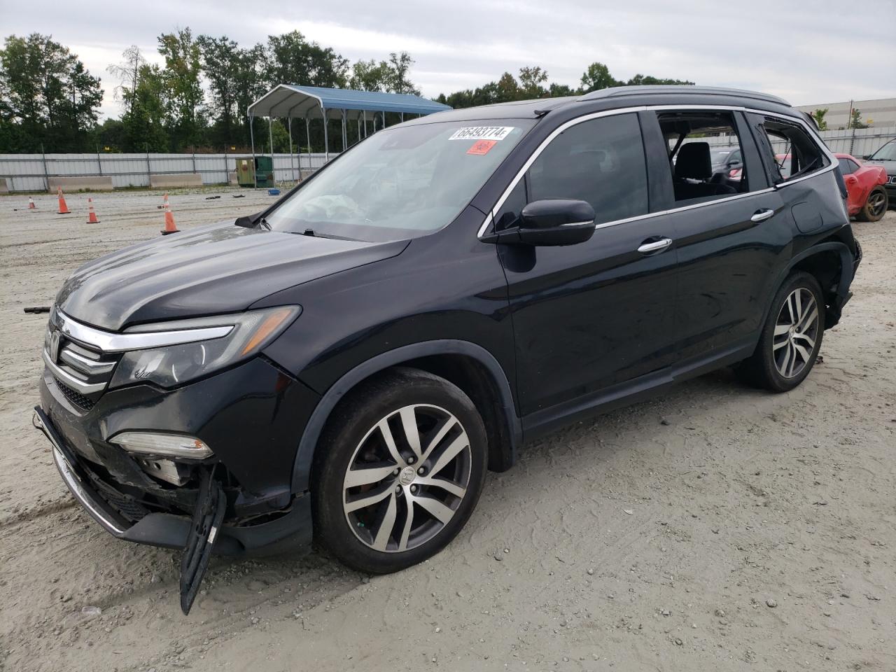 Lot #2926124718 2016 HONDA PILOT ELIT