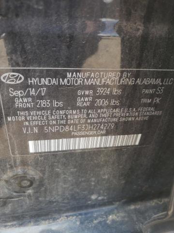 VIN 5NPD84LF3JH274279 2018 Hyundai Elantra, Sel no.12