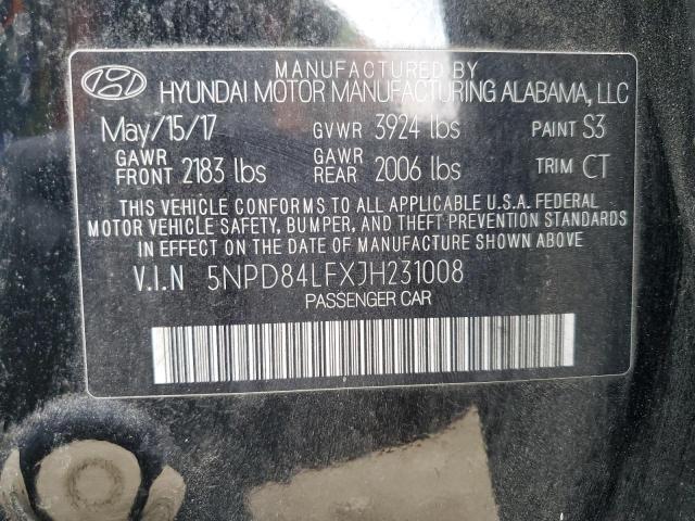 2018 HYUNDAI ELANTRA SE - 5NPD84LFXJH231008