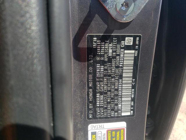 2019 HONDA CLARITY - JHMZC5F13KC000344