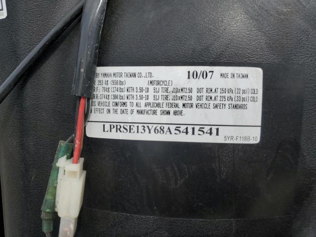 2008 YAMAHA YJ125 LPRSE13Y68A541541