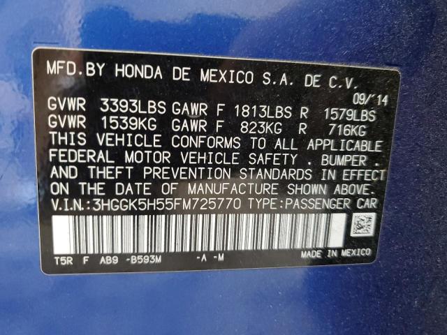 2015 HONDA FIT LX - 3HGGK5H55FM725770