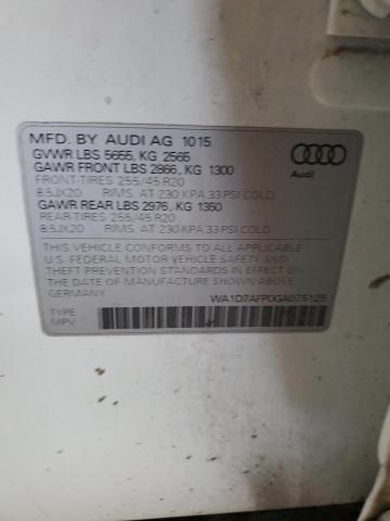 VIN WA1D7AFP0GA075125 2016 Audi Q5, Premium Plus S-... no.12