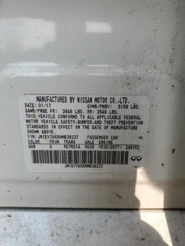 2017 INFINITI Q50 PREMIU - JN1EV7ARXHM839237