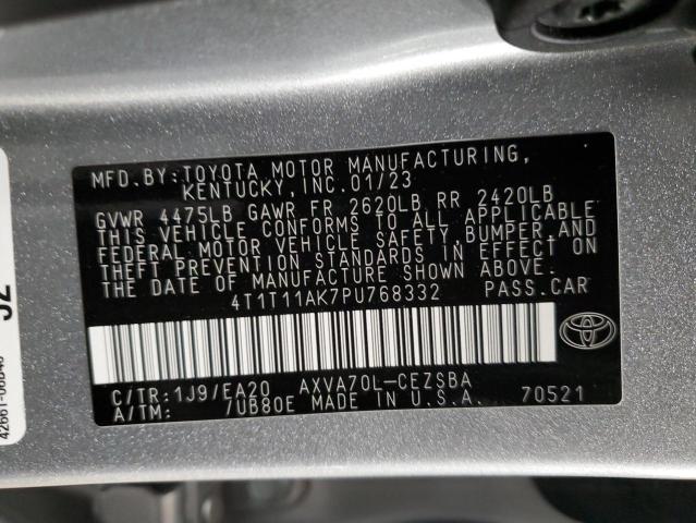 2023 TOYOTA CAMRY SE N - 4T1T11AK7PU768332