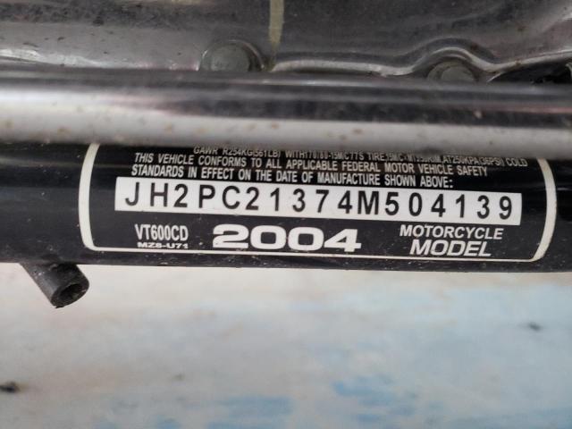 2004 HONDA VT600 CD - JH2PC21374M504139