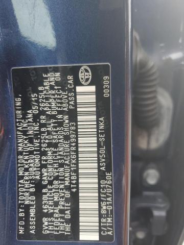 2015 TOYOTA CAMRY LE - 4T4BF1FK6FR499783