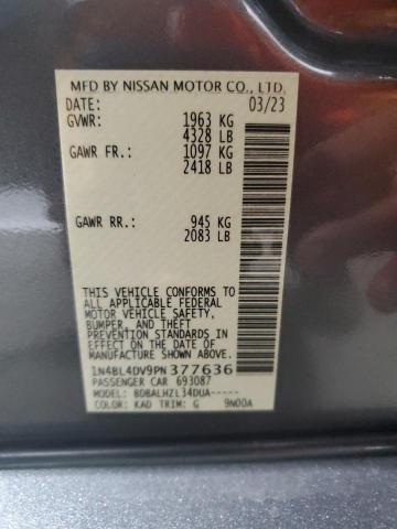 2023 NISSAN ALTIMA SV - 1N4BL4DV9PN377636