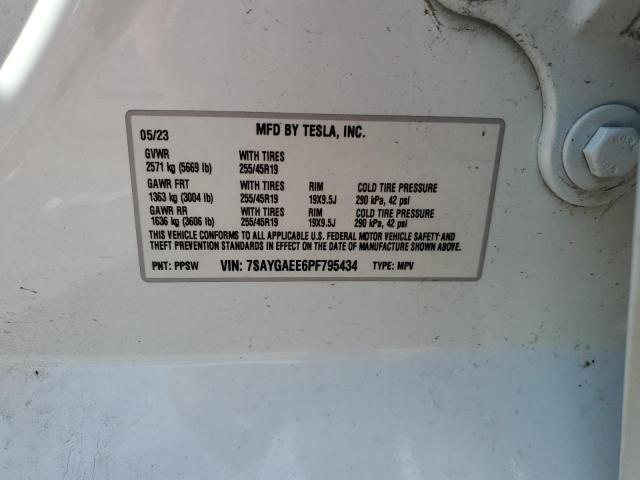 2023 TESLA MODEL Y - 7SAYGAEE6PF795434