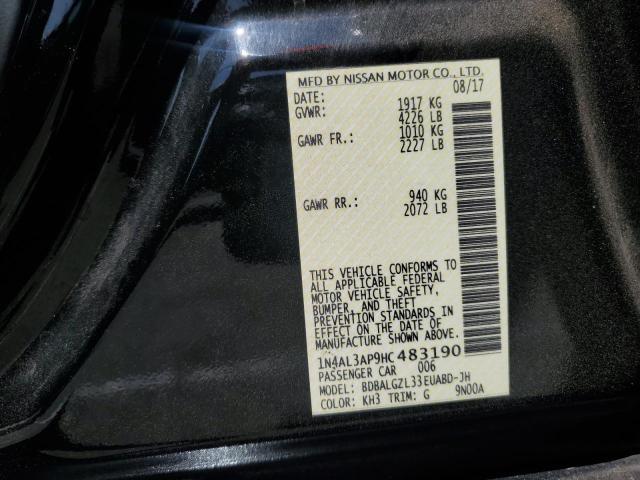 2017 NISSAN ALTIMA 2.5 - 1N4AL3AP9HC483190