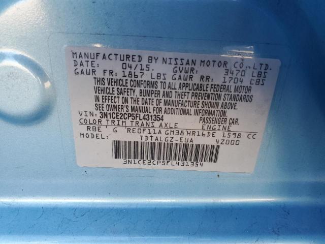 2015 NISSAN VERSA NOTE - 3N1CE2CP5FL431354