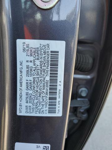 2019 HONDA ACCORD SPO 1HGCV1F36KA120552  65753604