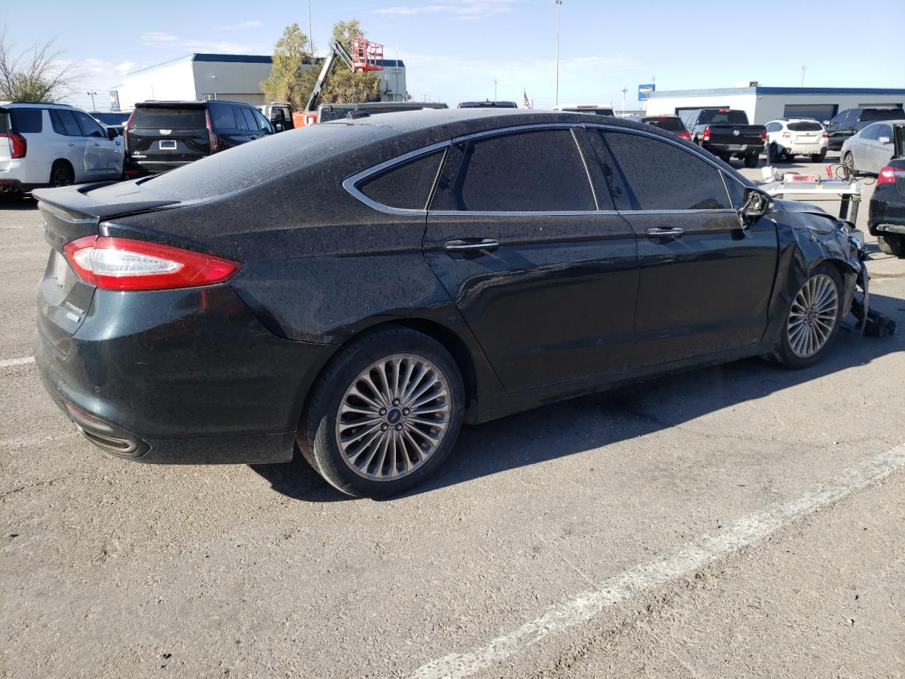 Lot #2855644128 2014 FORD FUSION TIT