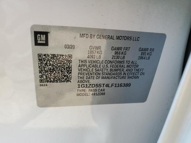 2020 CHEVROLET MALIBU LT - 1G1ZD5ST4LF116389