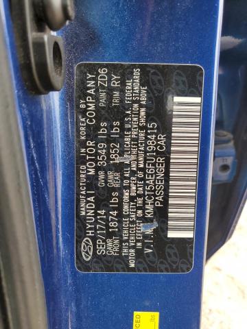 2015 HYUNDAI ACCENT GS - KMHCT5AE6FU198415