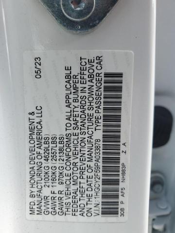 2023 HONDA ACCORD HYB - 1HGCY2F59PA033878