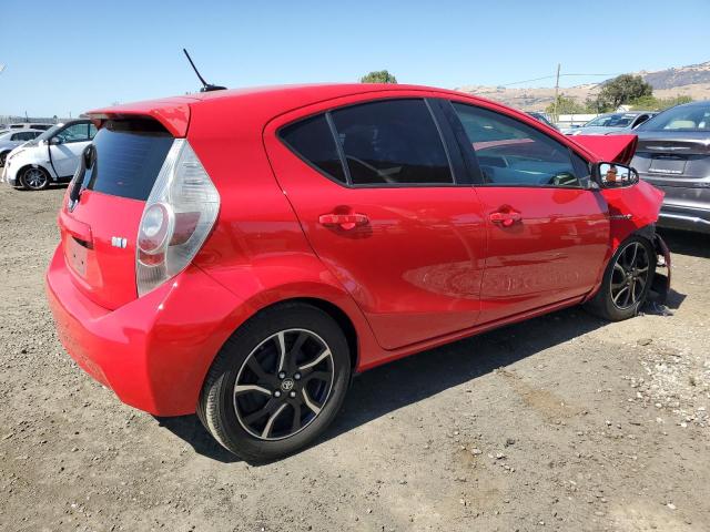 TOYOTA PRIUS C 2012 red  hybrid engine JTDKDTB37C1000355 photo #4