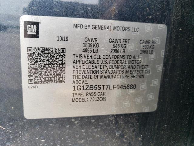 2020 CHEVROLET MALIBU LS - 1G1ZB5ST7LF045680