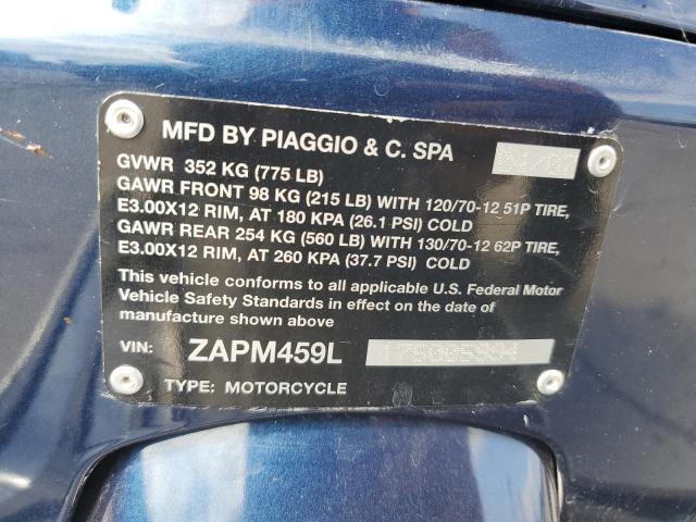 2007 VESPA GTS 250 ZAPM459L175005994