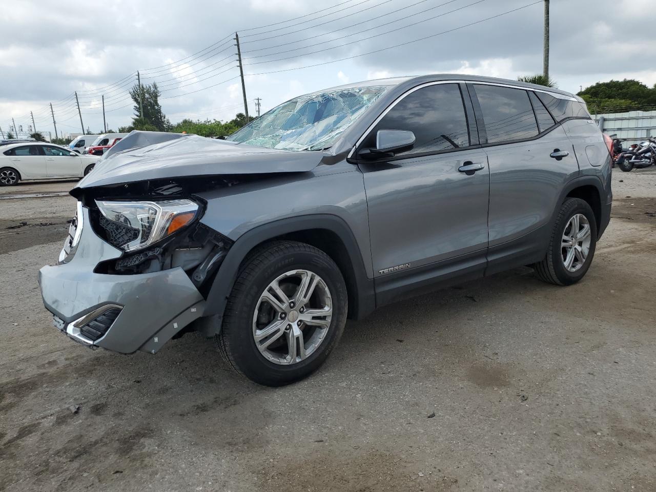 Lot #3034354080 2019 GMC TERRAIN SL