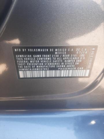 2017 VOLKSWAGEN JETTA SE - 3VWDB7AJ0HM207652