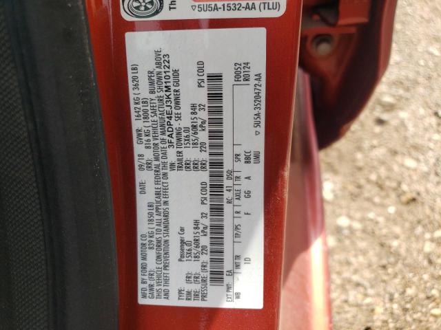 2019 FORD FIESTA SE - 3FADP4EJ3KM101223