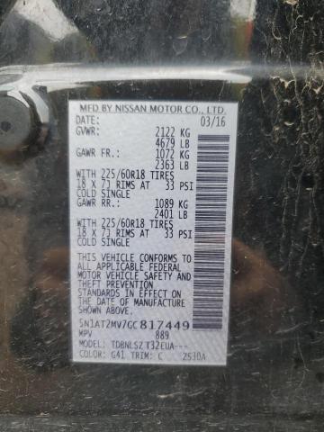 2016 NISSAN ROGUE S - 5N1AT2MV7GC817449