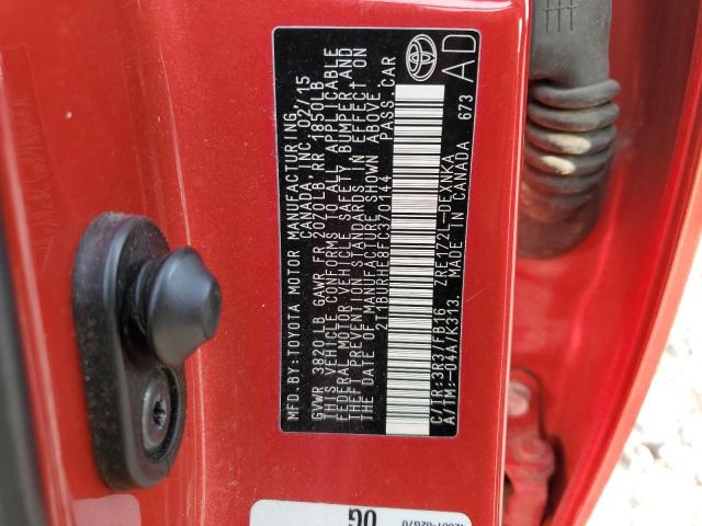 2015 TOYOTA COROLLA L - 2T1BURHE8FC370144