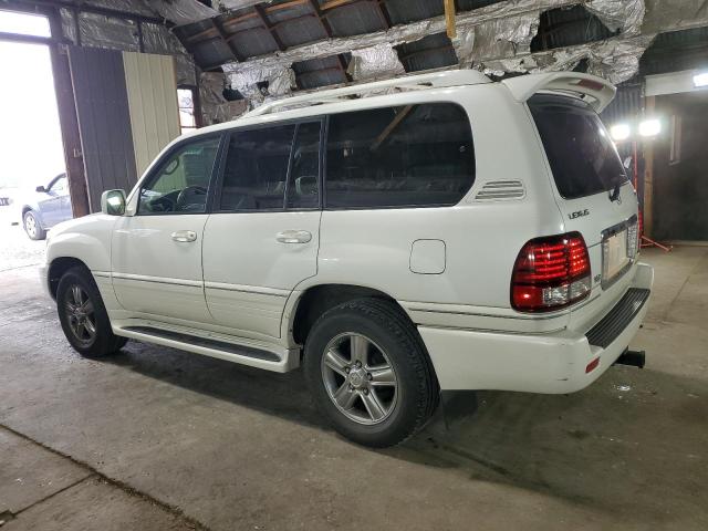 LEXUS LX 470 2006 white  gas JTJHT00W464015842 photo #3