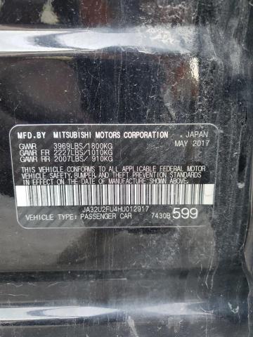 2017 MITSUBISHI LANCER ES - JA32U2FU4HU012917