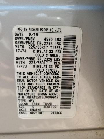 2020 NISSAN ROGUE S - JN8AT2MT5LW009942