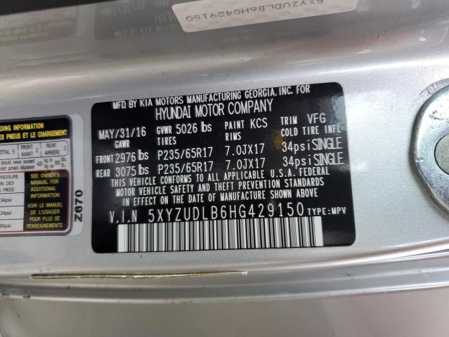 2017 HYUNDAI 230 - 5XYZUDLB6HG429150